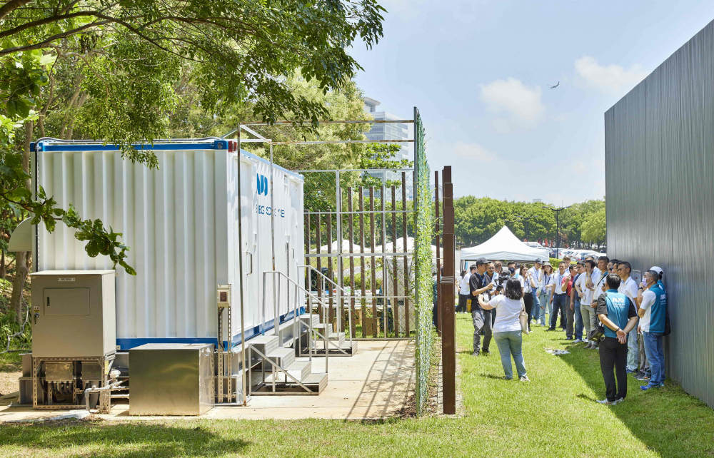 米兰·(milan)西大墩窯文化館建置屋頂全綠電及儲能櫃，為兼具創能儲能的永續綠能場域