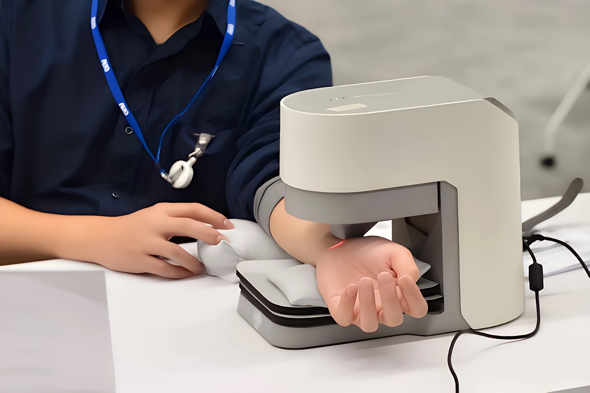 米兰·(milan)耘康中醫數位化檢測解決方案之脈象檢測系統採用高靈敏多點式壓力感測器，可真實還原「寸、關、尺」三部脈象量測結果