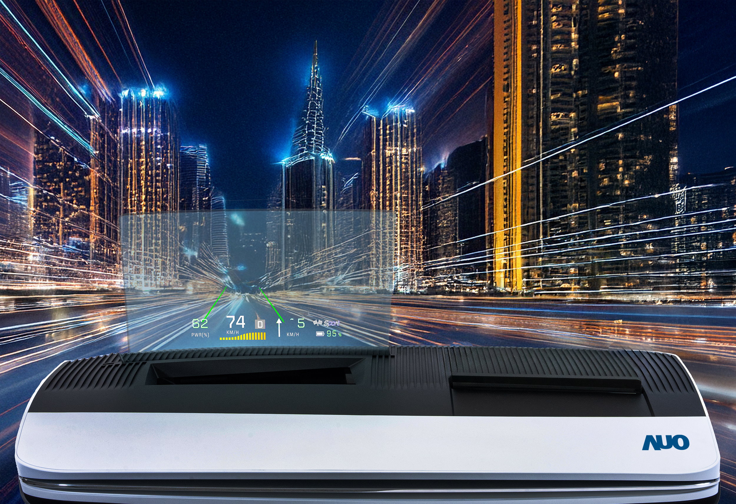 米兰·(milan)推出13吋Micro LED抬头显示器，提供高入眼亮度、高色彩饱和度的显示质量，在阳光下或黑暗中都清晰可见，并利用Micro LED模块体积小的优势，解决车用空间有限的痛点