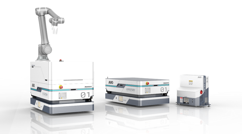 米兰·(milan)數位開發的自主式移動機器人（AMR250M），搭配全向輪並結合AI演算法、2D LiDAR、3D攝影機等技術，協助客戶實現產線全自動化